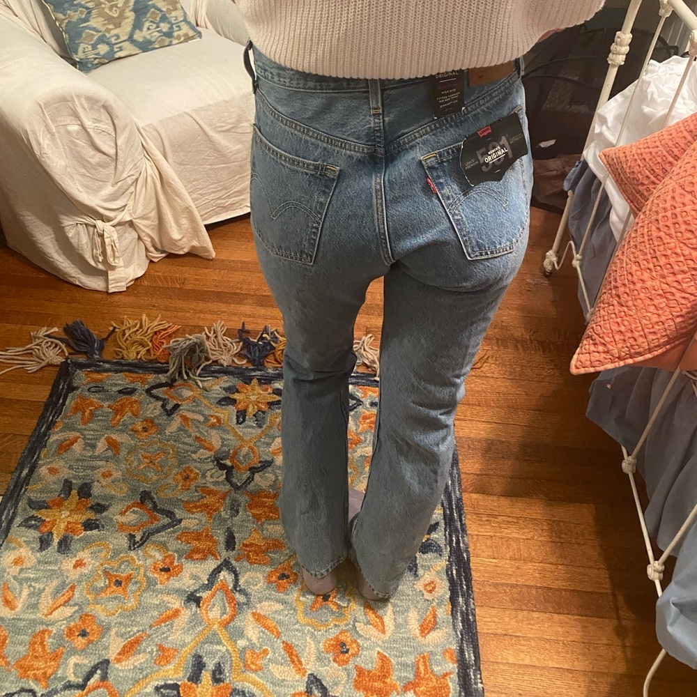 NWT women’s classic 501 straight leg jeans